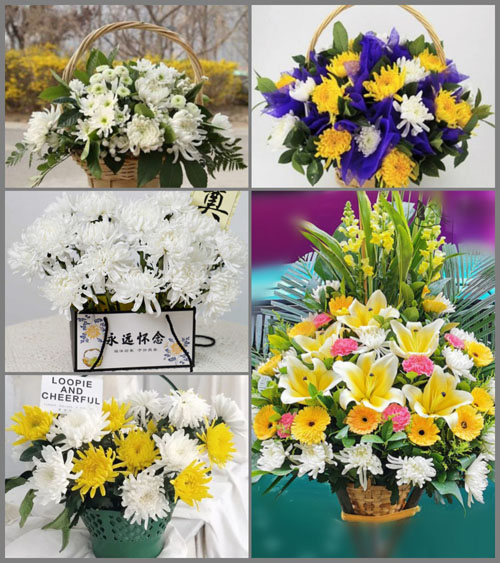 上海奉贤区青村镇花角村白事提篮配送